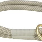 Trixie Halsband Hond Soft Half-Slip Grijs / Lichtgrijs 30X0,6 Cm