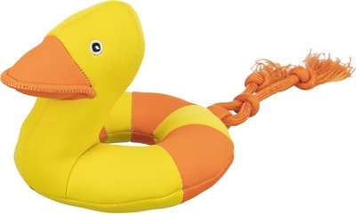 Trixie Hondenspeelgoed Aqua Toy Duck On Rope 20X36 Cm