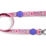Morso Hondenriem Gerecycled Sweet Tweet Roze 120X1,5 Cm Tot 6 Kg