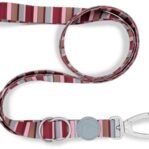 Morso Hondenriem Verstelbaar Gerecycled Skyline Rood / Roze 75-230X1,5 Cm 1-4 Kg