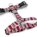 Morso Hondentuig H-Tuig Gerecycled Skyline Rood / Roze 40-55X1,5 Cm
