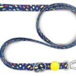 Morso Hondenriem Verstelbaar Gerecycled Color Invaders Paars 65-200X2,5 Cm 20-80 Kg