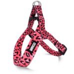 Morso Mini Hondentuig Verstelbaar Gerecycled Bubble Leo Roze 24-32X1,5 Cm