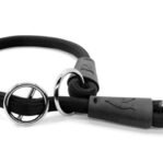 Morso Half Slip Halsband Hond Soft Rope Gerecycled Black Zwart 45X1 Cm