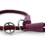 Morso Half Slip Halsband Hond Soft Rope Gerecycled Plum Paars 45X1 Cm