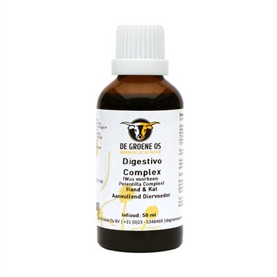 De Groene Os Digestivo Complex Hond / Kat 50 Ml