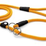 Morso Hondenriem Retrieverlijn Regular Rope Gerecycled Gold Goud 170X1 Cm