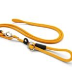Morso Hondenriem Retrieverlijn Hands Free Regular Rope Gerecycled Goud 260X1 Cm