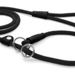 Morso Hondenriem Retrieverlijn Soft Rope Gerecycled Zwart 170X1 Cm