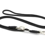 Morso Hondenriem Hands Free Soft Rope Gerecycled Zwart 260X1 Cm
