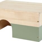 Zolux Neolife Houten Huisje Konijn Groen 40X25X20 Cm