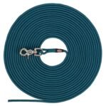 Trixie Hondenriem Sleeplijn Rond Zonder Handlus Petrol Blauw 10 Mtr X 0,6 Cm