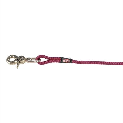 Trixie Hondenriem Sleeplijn Rond Zonder Handlus Sangria Rood 10 Mtr X 0,6 Cm - Image 2