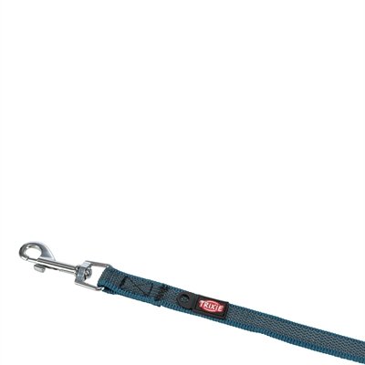 Trixie Hondenriem Sleeplijn Met Rubber Anti Slip Petrol Blauw S/M 10 Mtr X 1,5 Cm - Image 2
