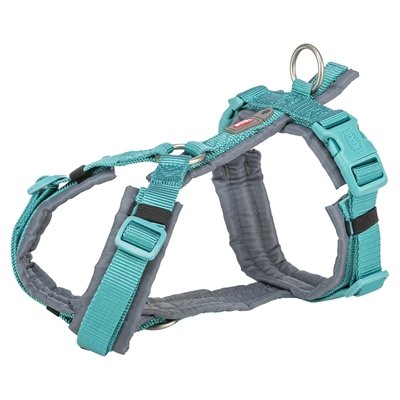 Trixie Hondentuig Premium Trekking Aqua Blauw / Grafiet Grijs 62-74X2,5 Cm - Image 5