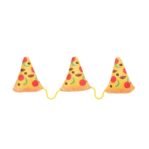Fuzzyard 3 Pizzastukken Aan Touw Met Catnip Pluche 15X6 Cm