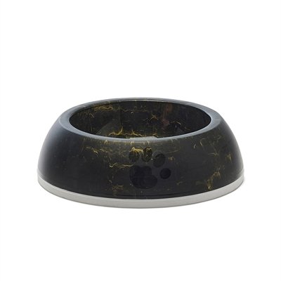 Savic Voerbak Delice 2 Marble Zwart / Goud 20,5X20,5X6,5 Cm 600 Ml