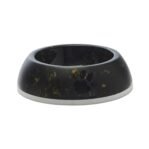 Savic Voerbak Delice 3 Marble Zwart / Goud 26X26X8 Cm 1,2 Ltr