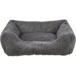 Trixie Hondenmand Jonna Vital Ribstof Donkergrijs 80X60 Cm