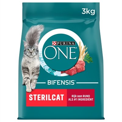 Purina One Sterilcat Rund / Tarwe 3 Kg
