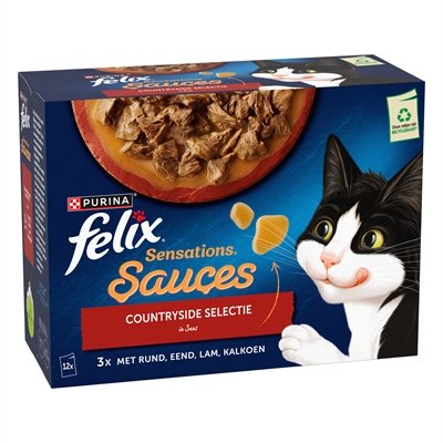 Felix Sensations Countryside Selectie In Saus 4X12X85 Gr - Image 3