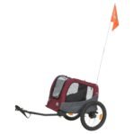 Trixie Hondenfietskar Grijs / Rood 61/125X56X64 Cm