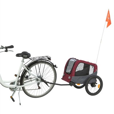 Trixie Hondenfietskar Grijs / Rood 61/125X56X64 Cm - Image 2