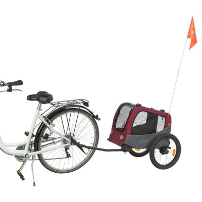 Trixie Hondenfietskar Grijs / Rood 61/125X56X64 Cm - Image 3