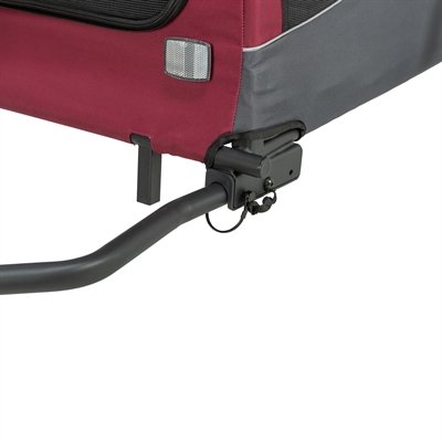 Trixie Hondenfietskar Grijs / Rood 61/125X56X64 Cm - Image 6