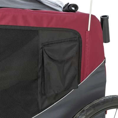 Trixie Hondenfietskar Grijs / Rood 61/125X56X64 Cm - Image 7