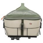 Trixie Fietsmand Voor Bagagedrager Polyester Olijfgroen / Beige 46X33X40 Cm