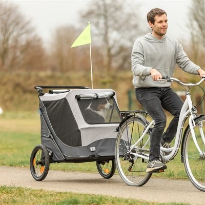 Trixie Fietskar Opvouwbaar Snelvouw Functie Tot 45Kg Grijs Xl 87,5X93/150X97 Cm - Image 16