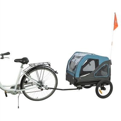 Trixie Fietskar Tot 35 Kg Blauw / Grijs M 81X102/145X102 Cm - Image 2