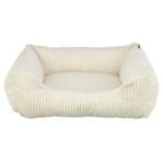 Trixie Vital Hondenmand Jonna Hoekig Ribfluweel Creme 100X70 Cm