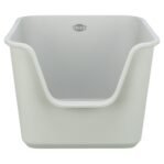 Trixie Kattenbak Pavo Hoge Rand Grijs 44X55X32 Cm