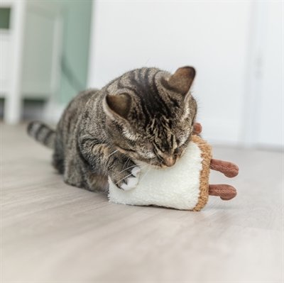 Trixie Toast Xxl Pluche Met Amerikaanse Catnip 18 Cm - Image 6