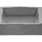 Bia Bed Kunstleer Hoes Hondenmand Grijs Bia-2 60X50X12,5 Cm