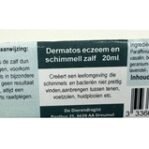 Dierendrogist Dermatos Eczeem / Schimmelzalf 20 Gr