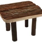 Happy Pet Raw Wooden Platform 25X30X18 Cm