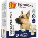Bf Petfood Schapenvet Maxi Bonbons Knoflook 40 St